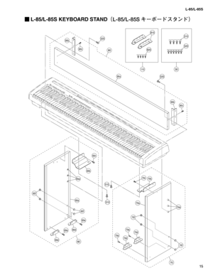 Page 6615
L-85/L-85S
 L-85/L-85S KEYBOARD STAND
¢--4 ©”Ø”Åµ»ïÅ£
90
30
60
70
60a70a
70b
60b
90a
11 0
90b
90c
90b90c
60c
70c
60d
70d70e70d70e
60e
60e
60d
60aa
70aa
60f
60f
70f
70f
B10
B20
S20
S20
S20
S10
S10
S10 