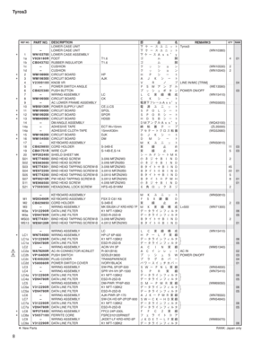 Page 1538 Tyros3
LOWER CASE UNIT
