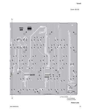 Page 7171 Tyros3
Scale: 85/100
Pattern side2NA-WM24250
L
L
to PNLS-CN202
to PITCHBEND
to MODULATION 