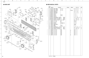 Page 66YSP-1
66 2
ABCDE FGH I J
1
3
4
5
7
6
MAIN UNIT
2-3
2-4
3-3
(2)
2-3
2-101
2-101
2-104
2-104
2-104
2-104
2-104
2-104
2-104
2-111
2-111
2-104
2-1-101
2-1-1012-1-101
2-1-101
2-1-101
2-1-101
2-1-102
2-1-111
2-1-111
2-1-112-1-31
2-1-102
2-1-102
2-1-32
2-1-35
2-1-41
2-1-11
2-1-12
2-1-43
2-1-43
2-1-45
2-1-45
2-1-48
2-1-48
2-1-48
2-1-43
2-1-43
2-1-43
2-101
2-101
2-101
2-101
2-101
2-101
2-101
2-101
2-11
2-11
2-41
2-312-12
2-65
2-65
2-1-105
2-1-48
2-1-43
MECHANICAL PARTS
