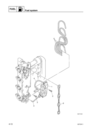 Page 112FUELFuel system
4-1362Y3A11 