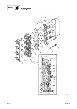 Page 114FUELFuel system
4-1562Y3A11 