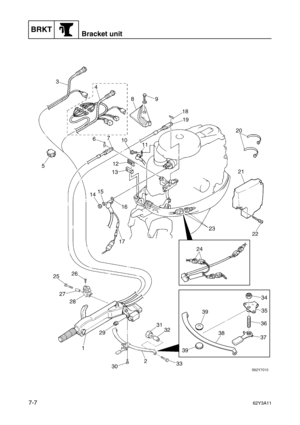 Page 286BRKTBracket unit
7-762Y3A11 