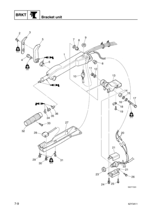 Page 288BRKTBracket unit
7-962Y3A11 