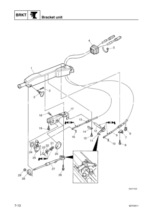 Page 292BRKTBracket unit
7-1362Y3A11 