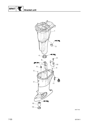 Page 312BRKTBracket unit
7-3362Y3A11 