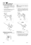 Page 324BRKTBracket unit
7-4562Y3A11
Removing the clamp brackets
1. Remove the power trim and tilt or hydro
tilt. For removing procedures, see
“Removing the power trim and tilt/hydro
tilt” in this chapter.
2. Loosen the self-locking nuts 1
, and then
remove clamp brackets 2
 and 3
. 
3. Remove the trim sensor 4
.
Installing the clamp brackets
1. Install the trim sensor 1
 onto the port
clamp brackets. 
NOTE:
Adjust the trim sensor after installing the
power trim and tilt.
2. Assemble the clamp brackets and the...