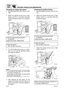 Page 90CHK 
ADJ
Periodic checks and adjustments
3-1562Y3A11
Checking the engine idle speed
1. Start the engine and warm it up for 5 min-
utes.
2. Attach the special service tool to high-
tension cord #1 1
, and then check the
engine idle speed. Adjust if out of specifi-
cation.
3. Turn the throttle stop screw 2
 in direc-
tion a
 or b
 until the specified engine
idle speed is obtained.
NOTE:
To increase the idle speed, turn the throttle
stop screw in direction a
.
To decrease the idle speed, turn the...