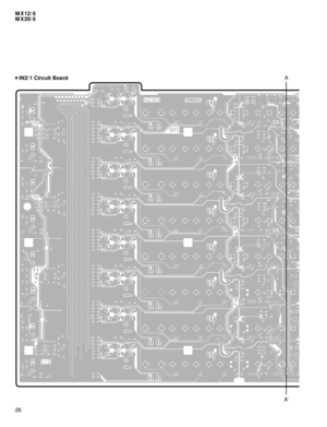 Page 26MX12/6
MX20/6
26
A
A 
IN2/1 Circuit Board 