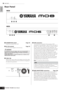 Page 18Rear Panel
18Owner’s Manual
The Controls 
& ConnectorsRear Panel
1STANDBY/ON switch Page 20
Press to turn power ON or OFF.
2DC IN terminal Page 20
Connect the AC adaptor to this terminal.
Do not attempt to use an AC adaptor other than the Yamaha PA-5D or an 
equivalent recommended by Yamaha. The use of an incompatible 
adaptor may cause irreparable damage to the MO, and may even pose a 
serious shock hazard! 
ALWAYS UNPLUG THE AC ADAPTOR FROM THE AC POWER OUTLET 
WHEN THE MO IS NOT IN USE.
3Cable clip...
