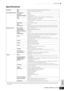 Page 231Appendix
231Owner’s Manual
Specifications
Speciﬁcations
*Speciﬁcations and descriptions in this owners manual are for information purposes only. Yamaha Corp. reserves the right to change or modify products or 
speciﬁcations at any time without prior notice. Since speciﬁcations, equipment or options may not be the same in every locale, please check with your 
Yamaha dealer.
KeyboardsMO888 keys, Balanced Hammer Effect Keyboard (Initial Touch)
MO661 keys, LC Keyboard (Initial Touch)
Tone Generator blockTone...