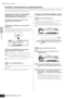 Page 46Quick Guide Playing the MO
Performance Play mode
46Owner’s Manual
Creating a Performance by combining Voices
Performances can be made up of a maximum of four Parts, each of which can be assigned a different Voice. In this section, 
we’ll create a Performance by combining two Voices.
Preparing to create a Performance 
(Initializing the Performance)
The Initialize display is shown. Check the “ALL” check box 
to initialize all data of the Performance. For details about 
the Initialize function, refer to...