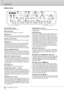 Page 12Panel Controls
12DTXTREME III Owner’s Manual
■ Rear Panel
qSTANDBY/ON switch
Press to turn the power ON or OFF.
wDC IN terminal
Connect the AC power adaptor to this terminal.
eCable clip
Wrap the DC output cable of the adaptor around the cable clip 
to prevent accidental unplugging of the cable during operation. 
rLCD Contrast Control
Use this control to set the LCD display for optimum legibility.
tGAIN knob
For adjusting the input gain of the audio at the AUX IN/SAM-
PLING IN jack. Depending on the...