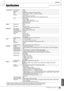 Page 155 
Appendix
 DTXTREME III Owner’s Manual 155 
Appendix
 Speciﬁcations 
•Speciﬁcations and descriptions in this owner’s manual are for information purposes only. Yamaha Corp. reserves 
the right to change or modify products or speciﬁcations at any time without prior notice. Since speciﬁcations, 
equipment or options may not be the same in every locale, please check with your Yamaha dealer.
 
Tone Generator
 
Tone Generator AWM2
P olyphony 64 notes
Wa ve 205MB (when converted to 16-bit linear format)
V oice...