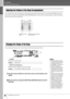 Page 38Playing Along With a Song
Quick Guide
38DTXTREME III Owner’s Manual
Quick Guide
Adjusting the Volume of the Song Accompaniment
You can adjust the volume of the Song accompaniment part (other than drum part) by moving the ACCOMP slider on the 
front panel. Use both the ACCOMP slider and the MASTER slider (overall volume of Song and pads) to adjust the balance 
between the Song and your drum part. 
Changing the Tempo of the Song
You can change the tempo of the current Song by following the operations...