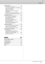 Page 9 Contents 
DTXTREME III Owner’s Manual 9 File Mode [FILE] .................................................112
 
Terminology in the File Mode ............................. 112
File Types Compatible With the DTXTREME III . 113
Saving a File [F1] SAVE ..................................... 114
Loading a File [F2] LOAD ................................... 116
Changing the Name of a File or Directory 
[F3] RENAME ..................................................... 121
Deleting a File or Directory [F4] DELETE...