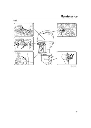 Page 87Maintenance
81
F70A
ZMU07089
6C1-9-19.book  81 ページ  ２０１０年２月１７日　水曜日　午後１時３８分 