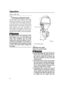 Page 54 
Operation 
48 
switch to “” (off). 
EMU27861 
Trimming outboard motor 
The trim angle of the outboard motor helps
determine the position of the bow of the boat
in the water. Correct trim angle will help im-
prove performance and fuel economy while
reducing strain on the engine. Correct trim
angle depends upon the combination of
boat, engine, and propeller. Correct trim is
also affected by variables such as the load in
the boat, sea conditions, and running speed.
WARNING
 
EWM00740  
Excessive trim for...