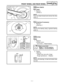 Page 228 
5 - 3
CHAS
 
FRONT WHEEL AND REAR WHEEL 
EC593000 
REMOVAL POINTS 
EC523101 
Rear wheel  
1. Remove: 
 
Wheel   
1  
 
NOTE:
 
Push the wheel forward and remove the drive 
chain   
2  
. 
EC513201 
Wheel bearing (if necessary)  
1. Remove: 
 
Bearing   
1  
 
NOTE:
 
Remove the bearing using a general bearing 
puller   
2  
. 
EC594000 
INSPECTION 
EC514100 
Wheel  
1. Measure: 
 
Wheel runout
Out of limit   
→  
 Repair/replace.
2. Inspect: 
 
Bearing
Rotate inner race with a finger.
Rough...