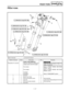 Page 2525 - 27
CHASFRONT FORK
EC550000
FRONT FORK
Extent of removal:1 Front fork removal
Extent of removal Order Part name Q’ty Remarks
Preparation for removalFRONT FORK REMOVAL
Hold the machine by placing the
suitable stand under the engine.
WARNING
Support the machine securely so there is no
danger of it falling over.
Front wheel Refer  to “FRONT WHEEL AND REAR
WHEEL” section.
Front caliper Refer  to “FRONT BRAKE AND REAR
BRAKE” section.
Headlight
Handlebar Refer to “HANDLEBAR” section.
1 Protector 1
2 Brake...