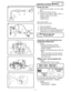 Page 297 
6 - 4
–+ELEC
 
IGNITION SYSTEM 
SPARK GAP TEST 
1. Disconnect the ignition coil from spark
plug.
2. Remove the ignition coil cap.
3. Connect the dynamic spark tester  
1  
(ignition checker  
2 
) as shown. 
 
Ignition coil  
3 
  
 
Spark plug  
4 
  
Å 
For USA and CDN 
ı 
Except for USA and CDN 
4. Kick the kickstarter.
5. Check the ignition spark gap.
6. Start engine, and increase spark gap until
misfire occurs. (for USA and CDN only) 
Minimum spark gap:
6.0 mm (0.24 in)
Å
ı
 
COUPLERS, LEADS AND...