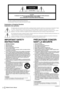 Page 2RMio64-D Owner’s Manual2
The above warning is located on the top of the unit.
L’avertissement ci-dessus est situé sur le dessus de l’unité.
Explanation of Graphical Symbols
Explication des symboles
The lightning flash with arrowhead symbol within an equilateral triangle is intended to alert the us er to the presence of unins ulated “danger-
ous voltage” within the product’s enclosure  that may be of sufficient magnitude to constitute a risk of electric shock to persons.
L’éclair avec une flèche à...