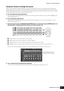 Page 37MONTAGE Owner’s Manual27
Quick Guide — Playing the Keyboard
Using the Knobs to change the sound
Knobs 1 – 8 let you adjust a variety of parameters for the current Performance or Part, such as effect depth, attack/release 
characteristics, timbre, and others. The functions assigned to each Knob can be alternatively selected via the Knob Function 
buttons, the Multi Part Control button, or the Assign buttons. There are basically two ways in which the sound can be controlled: 
controlling the entire...