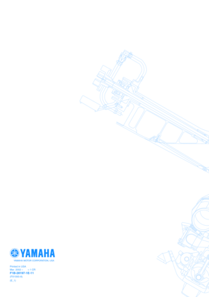 Page 424YAMAHA MOTOR CORPORATION, USA
Printed in USA
Mar. 2002 – ?.? × 1 CR
F1B-28197-1E-11(FX1000-A)
(E_1) 