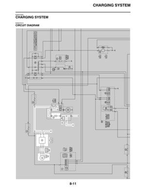 Page 312
CHARGING SYSTEM
8-11
EAS27200
CHARGING SYSTEM
EAS27210
CIRCUIT DIAGRAM 