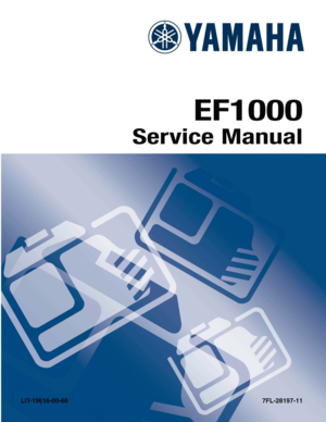 Page 1EF1000 
Service Manual 
7FL-28197-11  