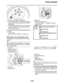 Page 217
haha FRONT BRAKE
4-44
d. Measure the brake disc deflection.
e. If out of specification, repeat the adjustment  steps until the brake disc deflection is within 
specification.
f. If the brake disc deflection cannot be brought  within specification, replace the brake disc 
and brake disc bolts.
▲▲▲▲ ▲ ▲▲▲ ▲▲▲▲▲ ▲ ▲ ▲▲▲▲ ▲ ▲▲▲▲ ▲ ▲▲▲ ▲▲▲▲
6. Install: Front wheel
Refer to  “FRONT WHEEL ” on page 4-20.
EAS22271
REPLACING THE FRONT BRAKE PADS
The following procedure applies to both brake 
calipers.
TIP
When...