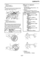 Page 312
haha CAMSHAFTS
5-17
4. Remove: Intake camshaft  “1”
 Exhaust camshaft  “2”
TIP
To prevent the timing chain from falling into the 
crankcase, fasten it with a wire  “3”.
5. Remove: Intake camshaft sprocket  “1”
 Exhaust camshaft sprocket “2”
TIP
While holding the intake camshaft sprocket and 
exhaust camshaft sprocket with the rotor holding 
tool “3” , loosen the intake camshaft sprocket 
bolts and exhaust camshaft sprocket bolts. EAS23850
CHECKING THE CAMSHAFTS
1. Check:
Camshaft lobes
Blue...