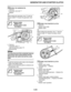 Page 339
haha GENERATOR AND STARTER CLUTCH5-44
EAS24490
REMOVING THE GENERATOR
1. Remove:Generator rotor bolt  “1”
 Washer
TIP
While holding the generator rotor “2”  with the 
sheave holder “3” , loosen the generator rotor 
bolt.
2. Remove:
Generator rotor  “1”
(with the flywheel puller  “2”)
 Woodruff key
NOTICE
ECA13880
To protect the end of the crankshaft, place an 
appropriate sized socket between the fly-
wheel puller set center bolt and the crank-
shaft.
TIP
Install the flywheel puller bolts to the...