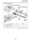 Page 410
haha MIDDLE GEAR
5-115
Removing the middle drive pinion gear Order Job/Parts to remove Q ’ty Remarks
11 Middle drive pinion gear nut 1
12 Middle drive pinion gear 1
13 Bearing 1
14 Middle drive pinion gear bearing housing 1
For installation, reverse the removal proce-
dure.
E
LT
FWD
E
M
M
New11
12
14
13
(4)
28 Nm (2.8 m
kgf, 20 ft 
Ibf)T.R.
110 Nm (11 m 
kgf, 80 ft 
lbf)T.R.  