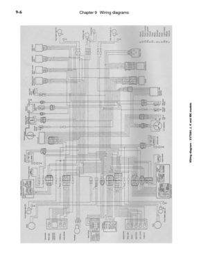 Page 347
9-6

Chapter 9 Wiring diagrams
Wiring diagram - XV750H, J, K and MK models 