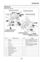 Page 273CRANKCASE
5-74
EAS25540
CRANKCASE
Separating the crankcase
Order Job/Parts to remove Q’ty Remarks
Engine Refer to “ENGINE REMOVAL” on page 5-1.
Camshafts Refer to “CAMSHAFTS” on page 5-16.
PistonsRefer to “CYLINDERS AND PISTONS” on 
page 5-41.
Shift shaft Refer to “SHIFT SHAFT” on page 5-64.
Generator rotorRefer to “GENERATOR AND STARTER 
CLUTCH” on page 5-66.
1 Speed sensor 1
2 Oil filter cartridge bracket 1
3 Generator shaft end cover 1
4 Oil delivery pipe 2 1
5 Oil pump driven gear stopper 1
6 Oil...