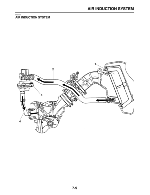 Page 264 
AIR INDUCTION SYSTEM 
7-9 
EAS27040 
AIR INDUCTION SYSTEM
2
1
3
4 