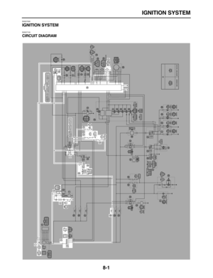 Page 272 
IGNITION SYSTEM 
8-1 
EAS27090 
IGNITION SYSTEM 
EAS27100 
CIRCUIT DIAGRAM 