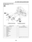 Page 219 
OIL PUMP AND BALANCER GEAR 
5-45 
EAS24911 
OIL PUMP AND BALANCER GEAR  
Removing the oil pump
Order Job/Parts to remove Q’ty Remarks  
Clutch/Primary drive gear Refer to“CLUTCH” on page 5-34.
Shift shaft Refer to“SHIFT SHAFT” on page 5-43.
1 Balancer weight gear nut 1
2 Lock washer 1
3 Balancer weight gear 1
4 Straight key 1
5 Absorber plate 1
6 Balancer drive gear 1
7 Straight key 1
8 Circlip 1
9 Plain washer 2
10 Idle gear 1
11 Gasket 1
12 Oil pump assembly 1
13 Dowel pin 2
For installation, reverse...