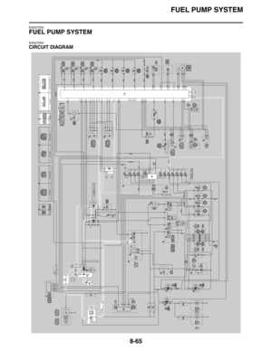 Page 384FUEL PUMP SYSTEM
8-65
EAS27550
FUEL PUMP SYSTEM
EAS27560
CIRCUIT DIAGRAM 