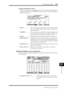 Page 221Pro Tools Remote Layer221
DM1000 Version 2—Owner’s Manual
Remote Control
17
EINSERT ASSIGN/EDIT section
This section enables you to insert plug-ins into Pro Tools channels and adjust plug-in 
settings. Use the left and right [ ]/[ ] Tab Scroll buttons to change the parameters 
displayed in this section.
•ASSIGN......................... Turn on this button to insert plug-ins into Pro Tools channels. 
(If you are using the TDM system, you can also assign outboard 
effects processors.)...