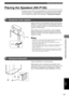 Page 5753
Creating the Best Listening Space
Creating the Best Listening Space
Placing the Speakers (NX-P120)
Make sure the top of the television is level. If the top of the
television is not level, place the Center Speaker inside the
TV rack or directly on the floor. In any case, make sure it is
placed on a level surface.
When placing on top of the television, use the supplied
fastener (two pieces) as shown in the picture on the left,
between the bottom of the Center Speaker and top of the
television to...