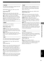 Page 6763
Creating the Best Listening Space
Creating the Best Listening Space
* CENTER
Sets whether the Center Speaker is present or not, and
sets the size of the Center Speaker.
Selection items:LRG (Large), SML (Small), NON
(None)
Default setting: SML
LRG: Select this setting when using a big Center
Speaker. The entire frequency band of the center channel
signal is output as it is from the Center Speaker.
SML: Select this setting when using a small Center
Speaker. A center channel signal with a low tone of 90...