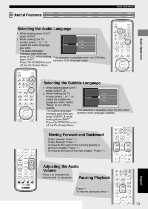 Page 1713
Basic Operations
13
Basic Operations
Basic Operations
Handy Features
TV
CH
CH
POWERPOWER
AUDIO
/DTSSELECT
NIGHTSW
TV CH TV INPUTSLEEPPRESET PRESET
A  B  C  D  E
CENTERSURR
SHIFT
STEREO
MATRIX 6.1A-BREPEAT
ANGLESUBTITLE
DVR-S200 WB56620
ON SCREEN MENU
TESTRETURN
STATUS
TV VOL VOLUME
SET MENU
ENTER
TV
CH
CH
POWERPOWER
AUDIO
/DTSSELECT
NIGHTSW
TV CH TV INPUTSLEEPPRESET PRESET
A  B  C  D  E
CENTERSURR
SHIFT
STEREO
MATRIX 6.1A-BREPEAT
ANGLESUBTITLE
DVR-S200 WB56620
ON SCREEN MENU
TESTRETURN
STATUS
TV VOL...