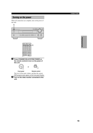 Page 2319
English INTRODUCTION
PREPARATIONBASIC OPERA-
TIONADVANCED
OPERATIONADDITIONAL
INFORMATION
APPENDIX
CONNECTIONS
NATURAL SOUND  AV RECEIVER
SILENT
PHONESSTEREOEFFECTPROGRAMPRESET/
TUNINGA/B/C/D/EBASS
–+–+ TREBLE
INPUTINPUT M0DE6CH INPUTVOLUME
STANDBY/ON 
MEMORYFM/AMEDITPRESET/TUNINGMANL/AUTO FMAUTO/MANL MONOTUNING MODE
1
1POWER
SLEEPCODE SETSTANDBYTRANSMIT
6CH INPUT
SYSTEM
V-
AUX D-
TV/CBL
TV INPUT TV MUTE
VOLUME
MUTE
AMP POWER POWER
AV TV
VCRADVDMD/CD-R TUNER CD
+
–+
– +
–TV CH TV VOL
HALLENTER-...