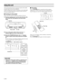 Page 16E-10
This section describes the basic projecting operation after installa-
tion and connection have been completed.
Detailed settings must be made for installation, screen, input signal
and so on, by following the menu setting procedure described in
the section starting on page 15.
Turning on the power
Remove the lens cap before starting any operation of this unit.
1.Plug the supplied power cord into the AC inlet on the
rear of this unit. Then plug the cord into the wall
outlet.
2.Turn on the power...