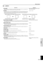 Page 26E-21
MENU
English
Menu structure
4 
Selections
FRONT/TABLE, FRONT/CEILING, REAR/
TABLE, REAR/CEILING
–100 to 0 to +100
FRONT&REAR/FRONT/REAR/OFF
ID 1/ID 2
OFF/ON
OFF/ON
OFF/ON
MONOTONE/COLOR
OFF/ON
LAMP/FAN/RS-232C
9600bps/19200bps/38400bps/57600bps/
115200bps Increase the value in the positive (+) direction
When the upper part of the image is wider than the lower When the lower part of the image is wider than the top
Decrease the value in a negative (–) direction Menu item
LOCATION SThere are four ways...