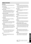 Page 36E-31
English ADDITIONAL
INFORMATION
AAAAA
Glossary
The following is a list of key words and their explanations used in
the use of projectors and image signals. Please refer to it when
using the DPX-1000.
DLP™ technology
This stands for Digital Light Processing. DLP uses the DMDTM
chip, developed by Texas Instruments.
DCDi™ function
This is an abbreviation of Directional Correlational
Deinterlacing, a high quality image circuitry developed by the
Faroudja company. It uses edge cutting techniques to...