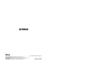 Page 66YAMAHA  ELECTRONICS  CORPORATION,  USA  6660  ORANGETHORPE  AVE.,  BUENA  PARK,  CALIF.  90620,  U.S.A.
YAMAHA  CANADA  MUSIC  LTD.  135  MILNER  AVE.,  SCARBOROUGH,  ONTARIO  M1S  3R1,  CANADA
YAMAHA  ELECTRONIK  EUROPA  G.m.b.H.  SIEMENSSTR.  22-34,  25462  RELLINGEN  BEI  HAMBURG,  F.R.  OF  GERMANY
YAMAHA  ELECTRONIQUE FRANCE  S.A.  RUE  AMBROISE  CROIZAT  BP70  CROISSY-BEAUBOURG  77312  MARNE-LA-VALLEE  CEDEX02,  FRANCE
YAMAHA  ELECTRONICS  (UK)  LTD.  YAMAHA  HOUSE,  200  RICKMANSWORTH  ROAD...