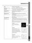 Page 3531
Menu
9
English
Menu items
Adjusts the clearness of the image edges.
Increase this figure to render a sharper image or reduce it to give a softer image with less
image noise.
Choices: 0 to 20
Changes the characteristics of the filter used for “Sharpness Gain”
(described above).
When setting the [Sharpness Gain] parameter to render a relatively strong image (closer to
20), increase this figure to enhance clearness of the image or reduce this figure to enhance
softness of the image.
You cannot adjust...